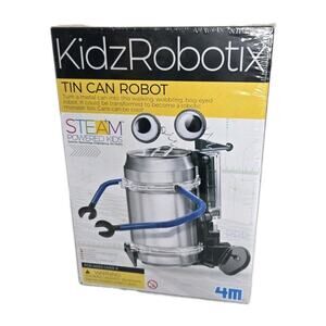 4M Kidz Robotix Table Top Robot Toys New Sealed Box STEAM Powered Kids Education
